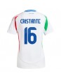 Italien Bryan Cristante #16 Replika Borta Kläder Dam EM 2024 Kortärmad